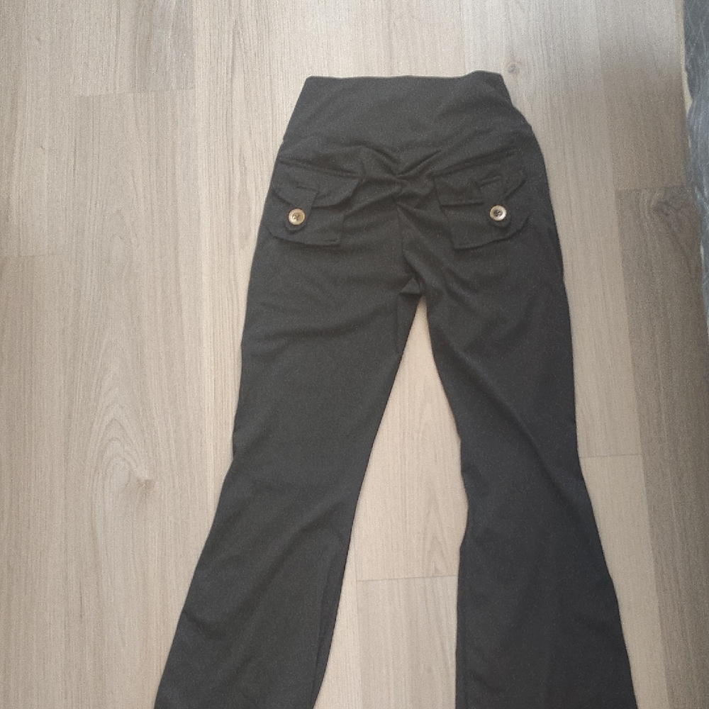 Stylish Black Womens Form Fitting Pants